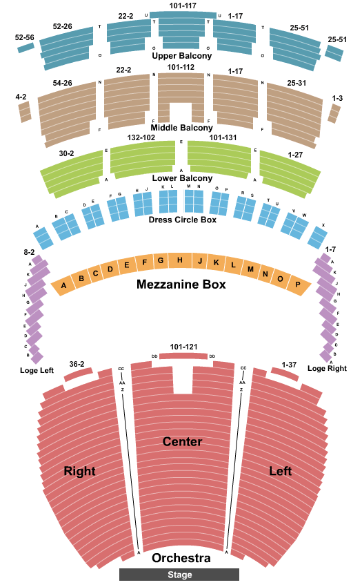 Powell Symphony Hall Harry Potter Seating Chart